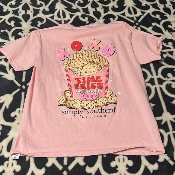 Girls YS Puppie Love & Simply Southern Tee Bundle - Picture 10 of 10